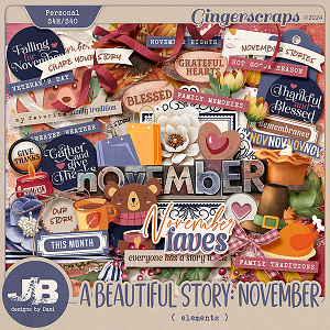 A Beautiful Story: November Elements by JB Studio 