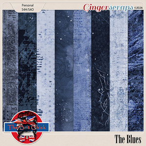 The Blues Artsy Papers Vol 1 By The Brit Chick