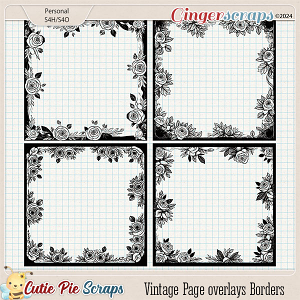 Vintage Page overlays Borders-12 Vintage Page overlays Borders-12