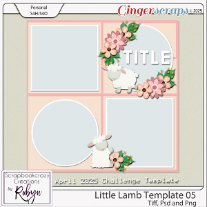 Little Lamb Template 05 by Scrapbookcrazy Creations