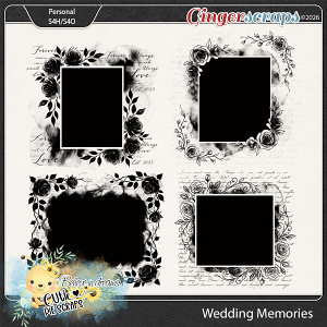 Wedding Memories Photo Masks