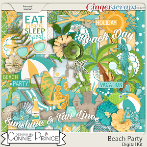 Beach Party - Kit by Connie Prince