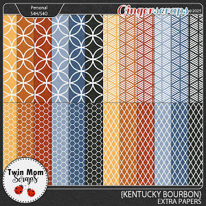 Kentucky Bourbon - EXTRA PAPERS by Twin Mom Scraps