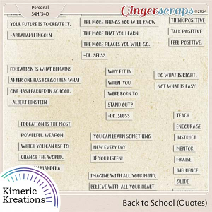 Back to School Quotes by Kimeric Kreations