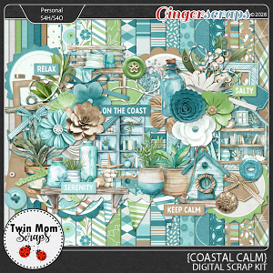 Coastal Calm - KIT by Twin Mom Scraps