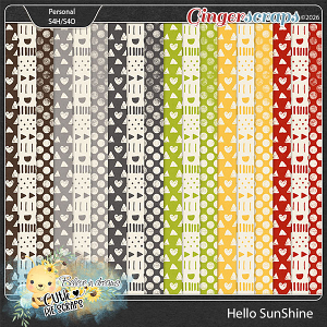 Hello SunShine Pattern Papers Hello SunShine Pattern Papers