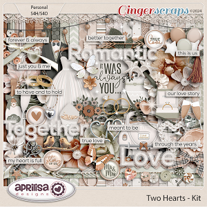 Two Hearts - Kit by Aprilisa Designs