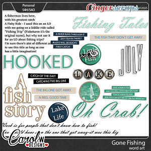 Gone Fishing-Word art Gone Fishing-Word art
