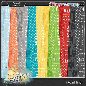 Road Trip Pattern Papers
