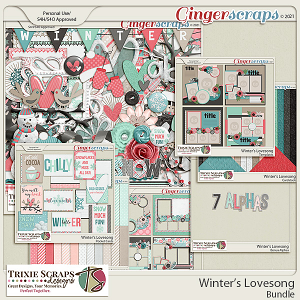 Winter's Lovesong Value Bundle by Trixie Scraps Designs