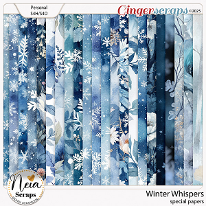 Winter Whispers - Special Papers - by Neia Scraps