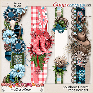 Southern Charm Page Borders from Designs by Lisa Minor