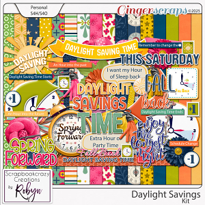 Daylight Savings Kit by Scrapbookcrazy Creations
