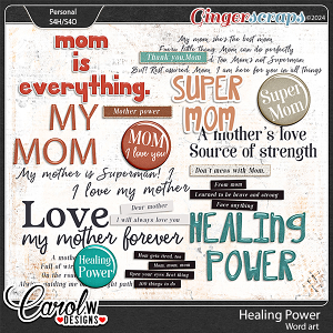 Healing Power-Word art