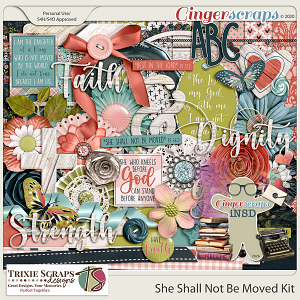 She Shall Not Be Moved Full Kit by Trixie Scraps Designs
