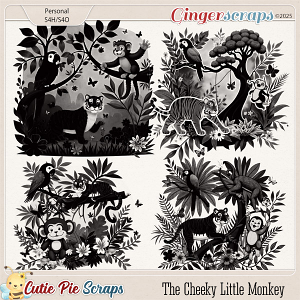 The Cheeky Little Monkey Stamps