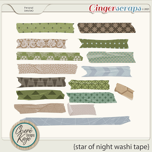 Star Of Night Washi Tape by Chere Kaye Designs