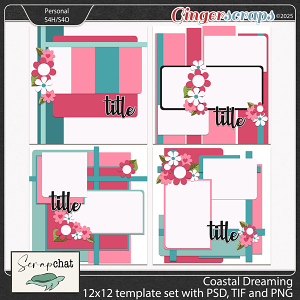 Coastal Dreaming Template Set by ScrapChat Designs
