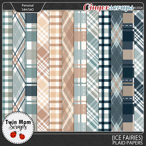 Ice Fairies - PLAID PAPERS by Twin Mom Scraps