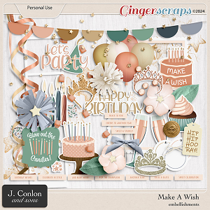 Make A Wish Embellishments by J. Conlon and Sons