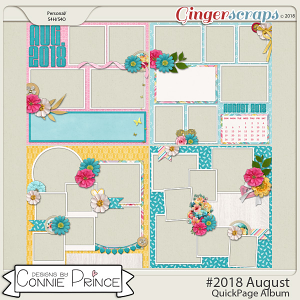 #2018 August - Quick Pages by Connie Prince