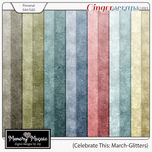 Celebrate This: March Glitters by Memory Mosaic