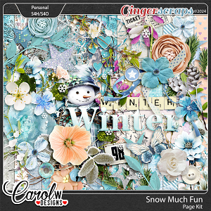 Snow Much Fun-Page Kit