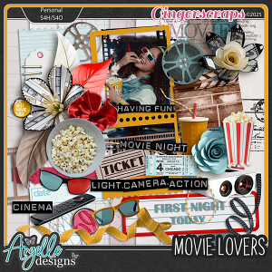 "Movie Lovers" Mini Kit by Angelle Designs "Movie Lovers" Mini Kit by Angelle Designs