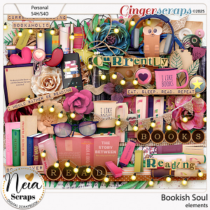 Bookish Soul - Elements - by Neia Scraps