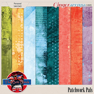 Patchwork Pals Artsy Papers By The Brit Chick