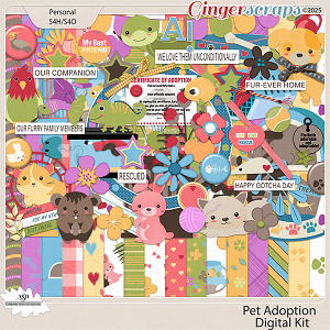 Pet Adoption kit by Adrienne Skelton Designs