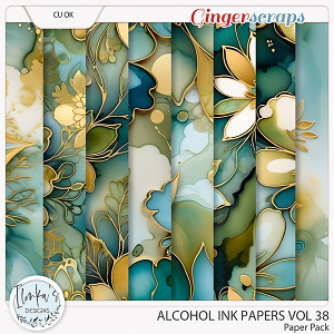 CU Alcohol Ink Papers Vol 38 by Ilonka's Designs
