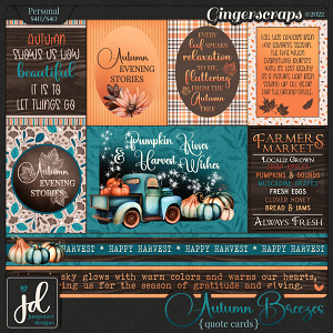 Autumn Breezes {Quote Cards}