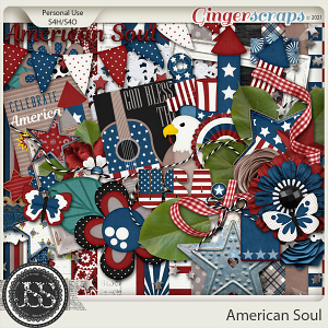American Soul Digital Scrapbook Kit