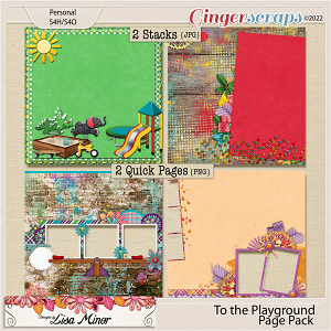 To the Playground Page Pack from Designs by Lisa Minor