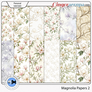 Magnolia Papers 2 by Wetfish Designs  
