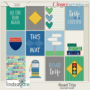 Road Trip Journal Cards by Lindsay Jane