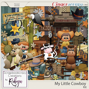 My Little Cowboy Kit by Scrapbookcrazy Creations