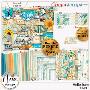 Hello June - Bundle - by Neia Scraps