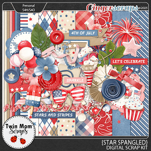 Star Spangled - KIT by Twin Mom Scraps