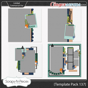 Template Pack 137 by Scraps N Pieces 