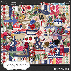 Berry Pickin Kit by Scraps N Pieces Berry Pickin Kit by Scraps N Pieces