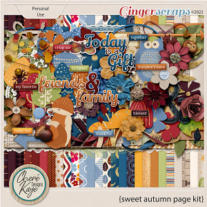 Sweet Autumn Page Kit by Chere Kaye Designs 