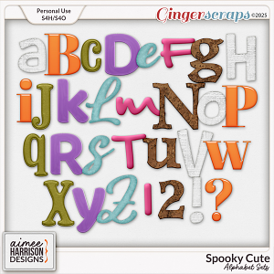 Spooky Cute Alphabet Sets by Aimee Harrison Spooky Cute Alphabet Sets by Aimee Harrison