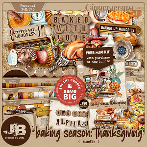 Baking Season: Thanksgiving Bundle by JB Studio