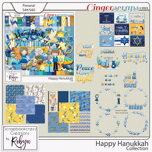 Happy Hanukkah Collection by Scrapbookcrazy Creations