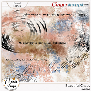 Beautiful Chaos - Overlays - by Neia Scraps