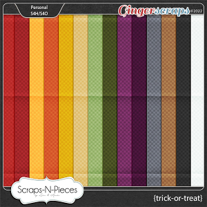 Trick or Treat Cardstocks by Scraps N Pieces