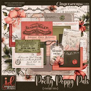 Pretty Poppy Pals {Vintage Bits}