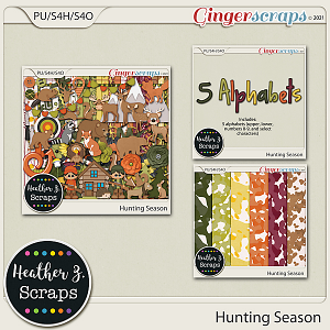 Hunting Season BUNDLE by Heather Z Scraps
